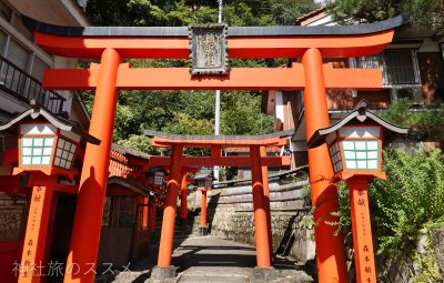 太皷谷稲成神社の千本鳥居