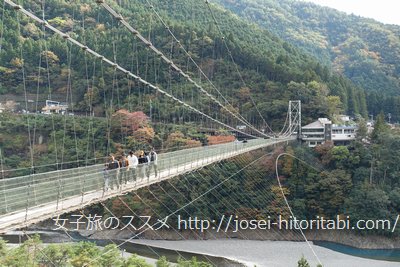谷瀬の吊橋