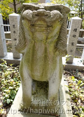 木田神社のはじめ狛犬