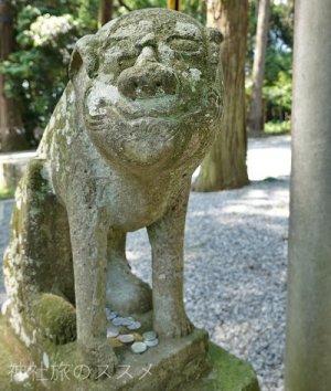 間々田八幡宮の狛犬