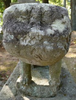 熊野神社のはじめ狛犬