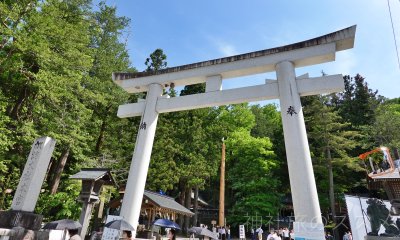 諏訪大社 上社（前宮・本宮）に参拝｜御祭神と御神徳(ご利益)、期間限定の御朱印と記念品、見どころを紹介